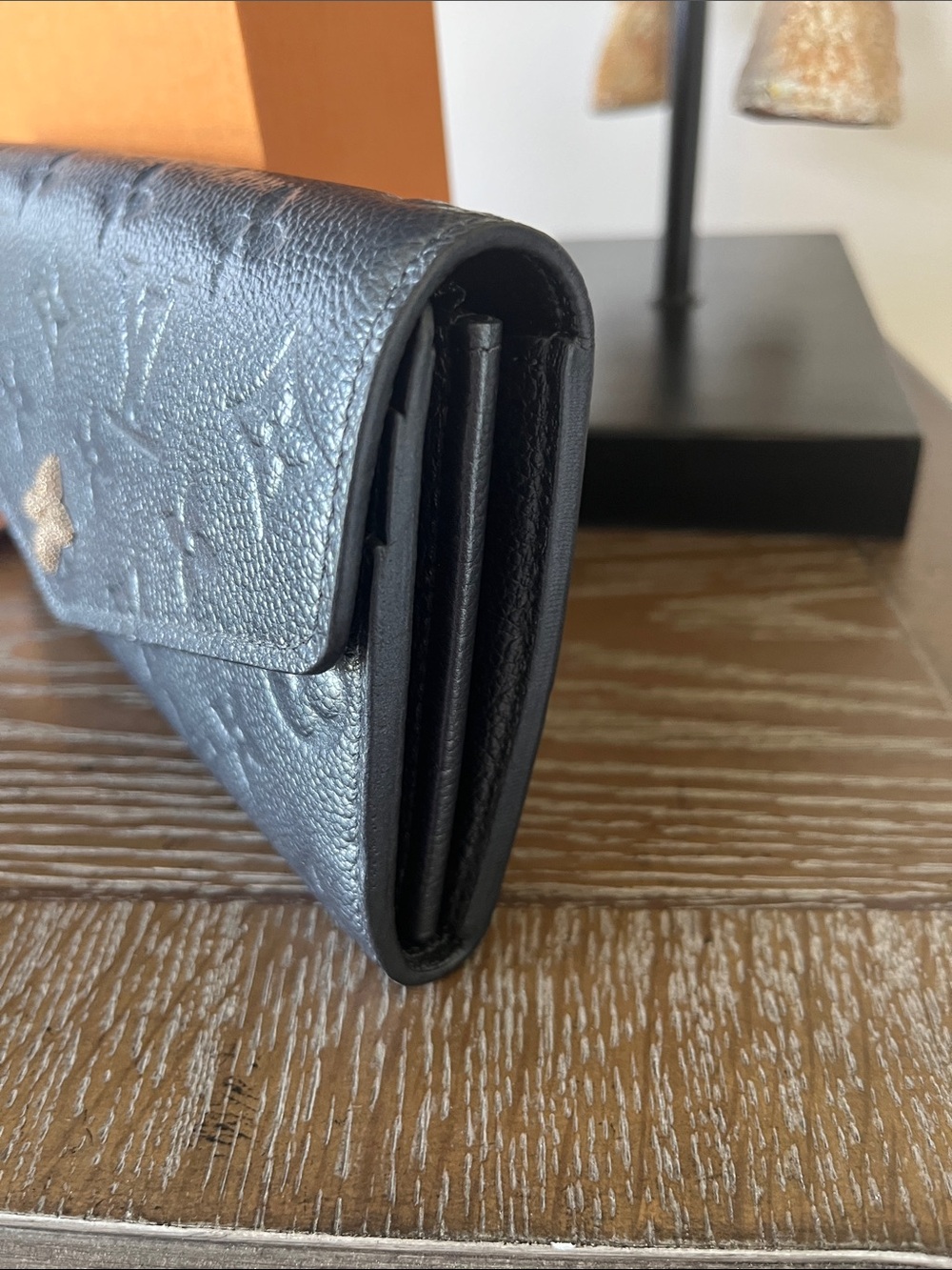 Louis Vuitton Metallic Crystal Floral Sarah Wallet - Picture 5 of 13